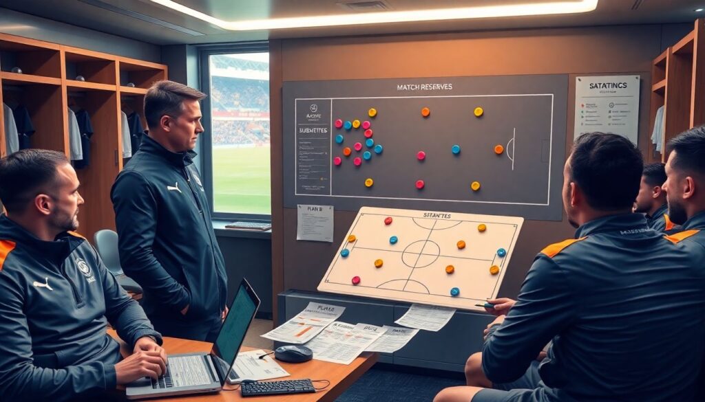 Стратегии подбора резервов к матчу - иллюстрация