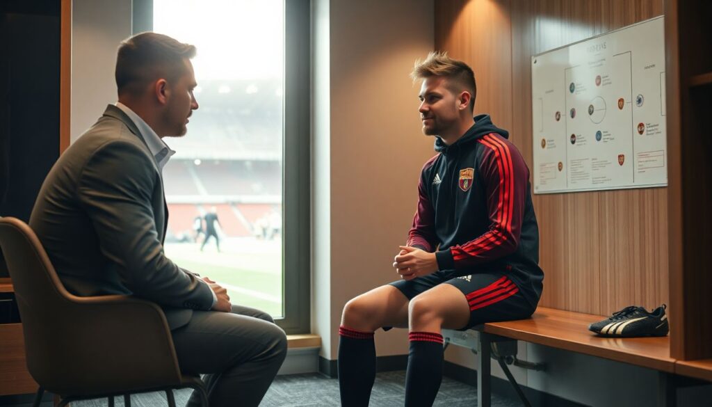 Психология игроков перед стартовым свистком - иллюстрация