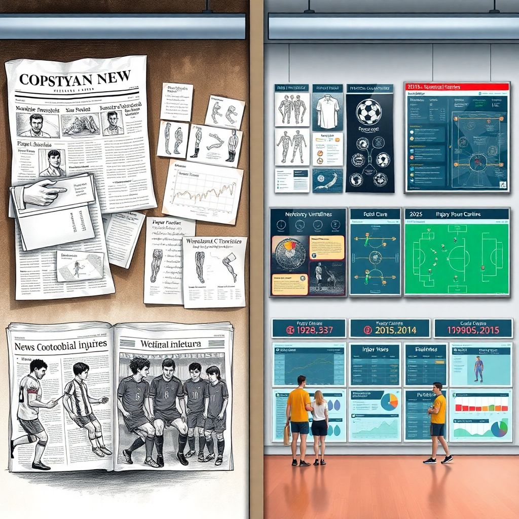 Историография травм и составов в футболе: эволюция взглядов и подходов