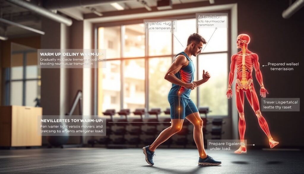 Разминка и риск повреждений: научный подход - иллюстрация