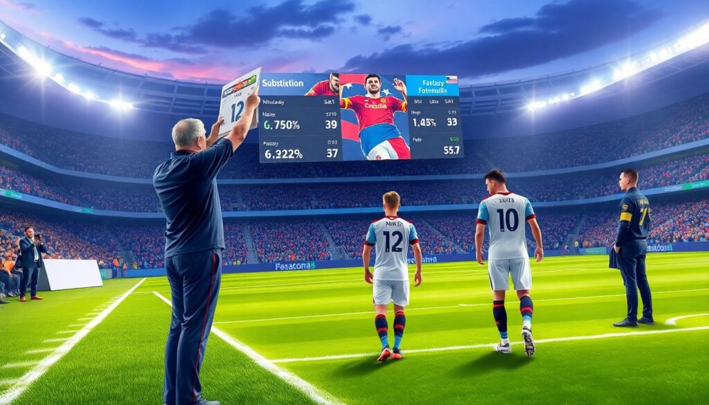 Статистика замен в матчах высшей лиги - иллюстрация