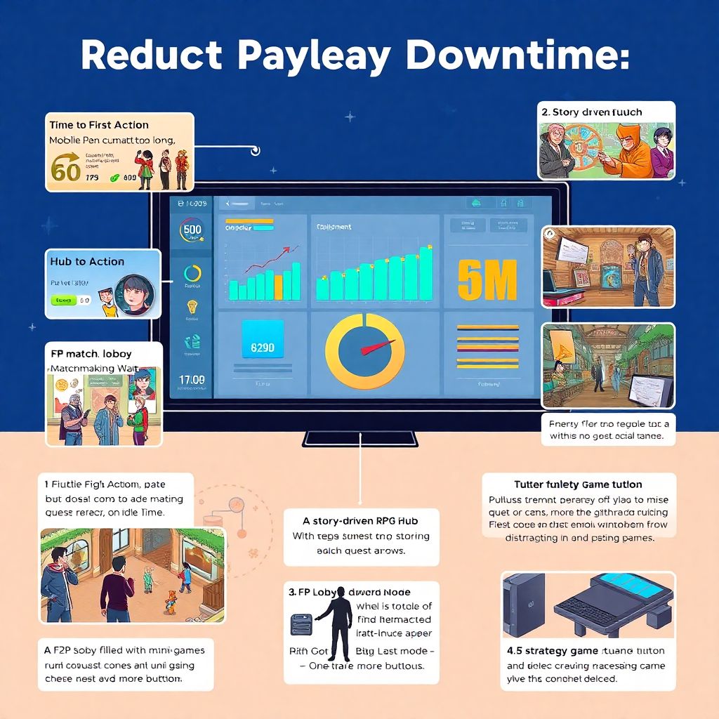 Аналитика по минимизации времени простоя игроков для повышения вовлеченности