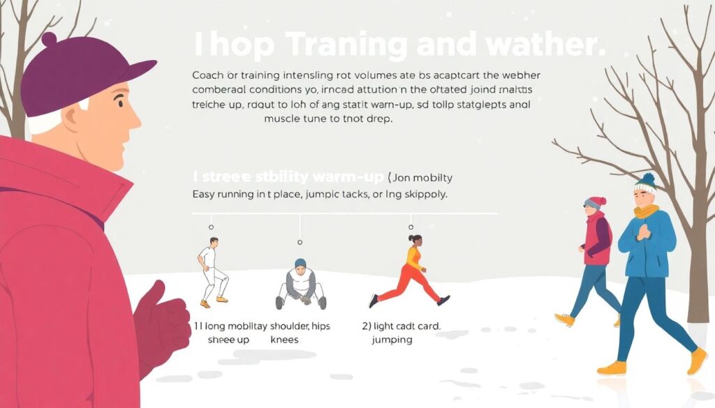 Тренировки под угрозой из-за погодных условий - иллюстрация