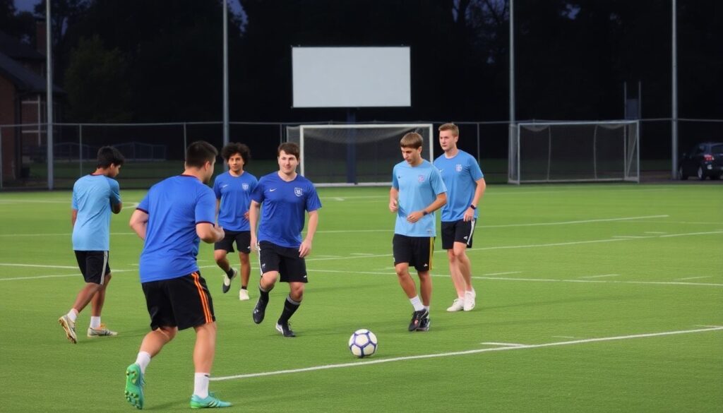 Секреты подготовки к важному матчу: разогрев и разминка - иллюстрация