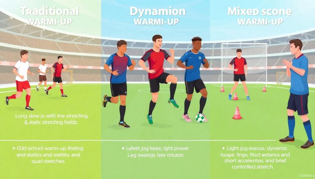 Секреты подготовки к важному матчу: разогрев и разминка - иллюстрация