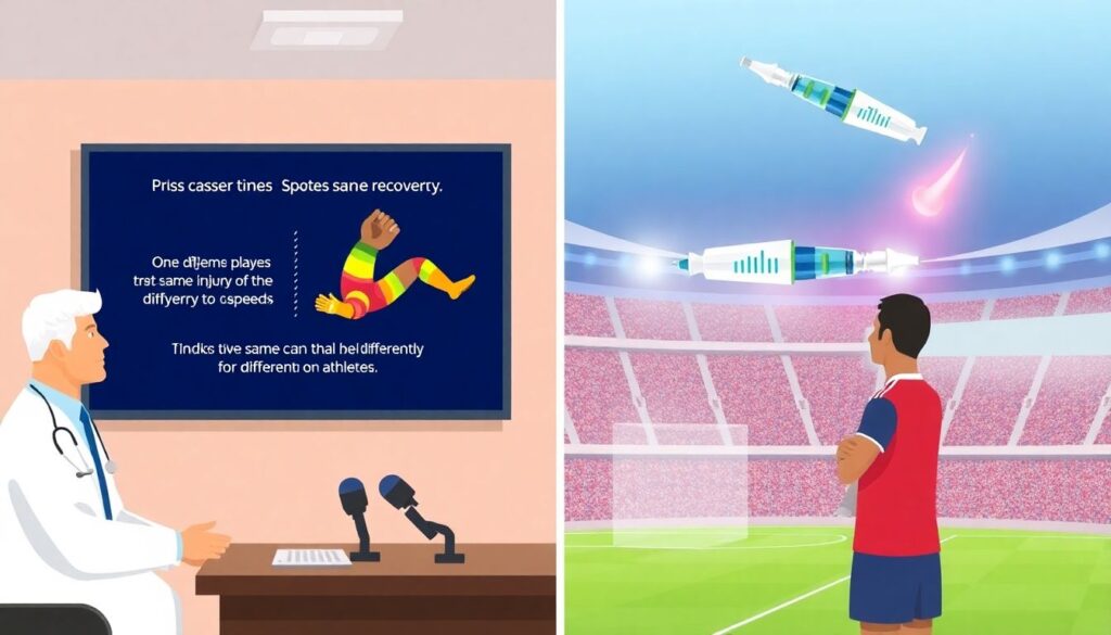 Новости о медицинских обновлениях игроков - иллюстрация