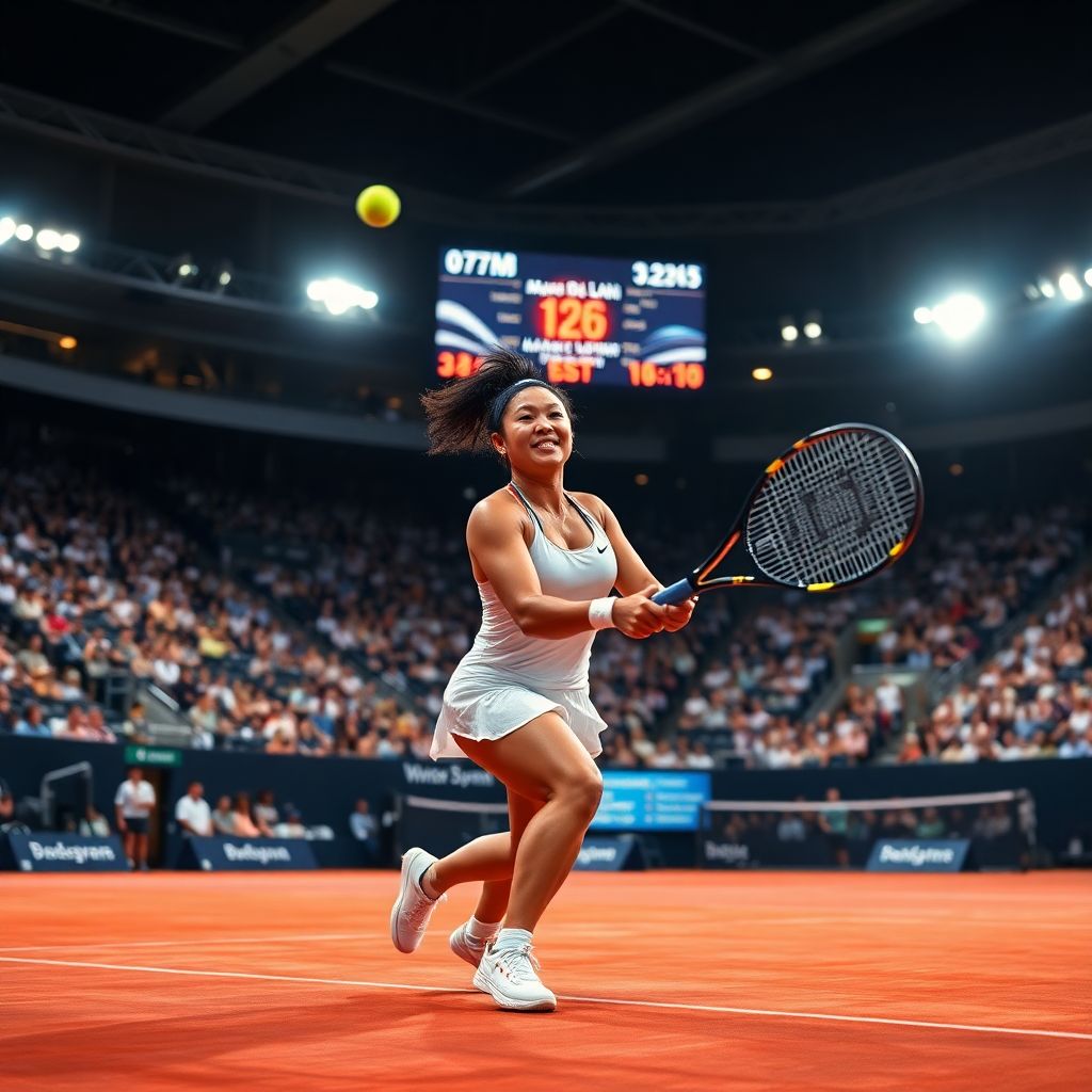 Наоми Осака вышла во второй круг australian open после победы над Ружич